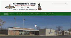 Desktop Screenshot of cityofgreensburg.com